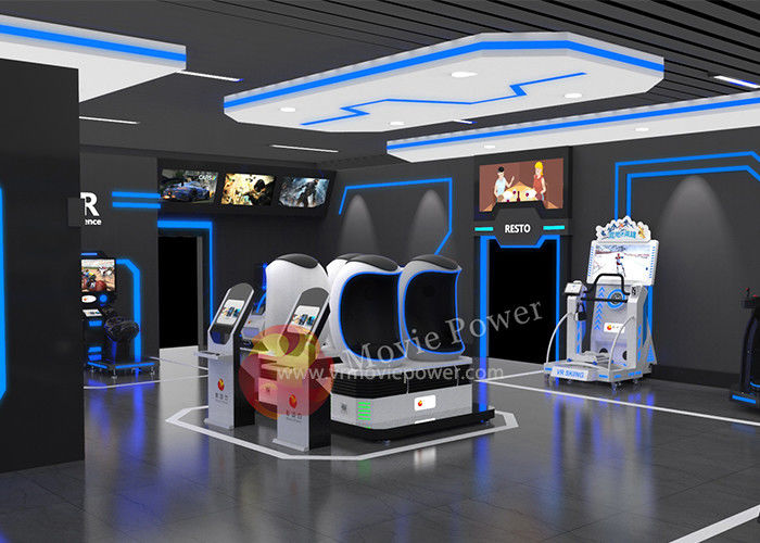 360° Rotating Platform Amusement Park 9d Virtual Reality Simulator For Kids And Adults